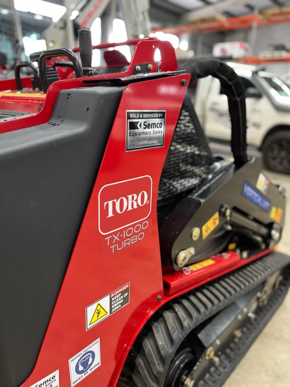 Side view of TORO TX-1000 Turbo machinery